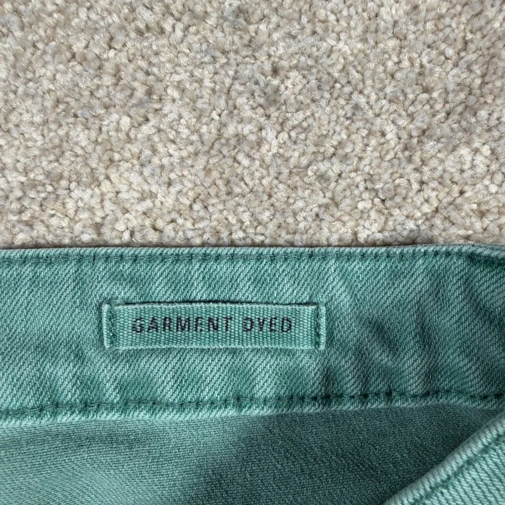 Judy Blue Wide Leg Jean Women 15/32 (FITS 32x31) Sage Green Garment Dyed JB88621
